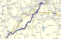 2013-11-02-000-Montebello-to-Vicenze-Map